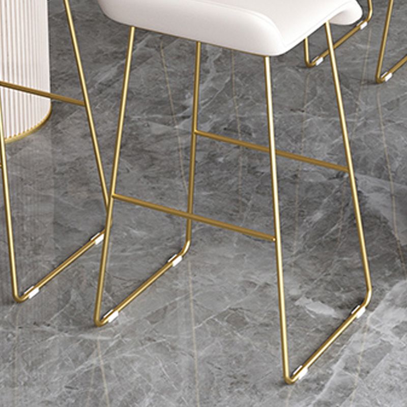 Modern Free Form Bar Set 1/2/5 Pcs Stone Bar Table with Upholstered Stools