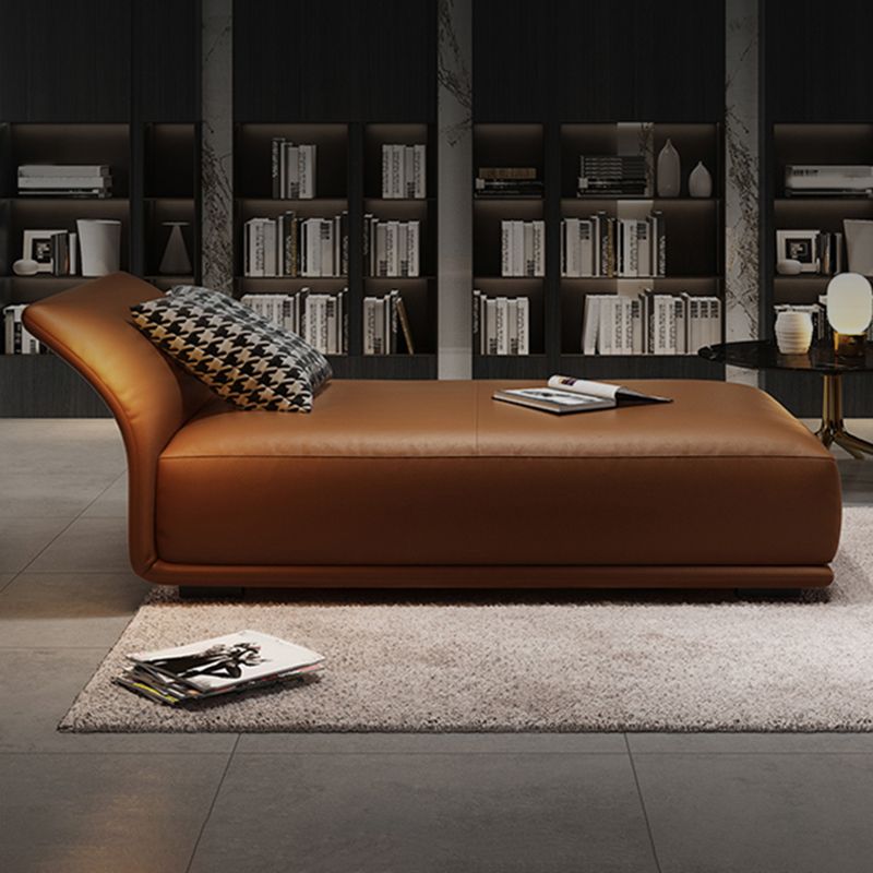 Contemporary Upholstered Chaise Lounge Armless Arms Lounge Chair