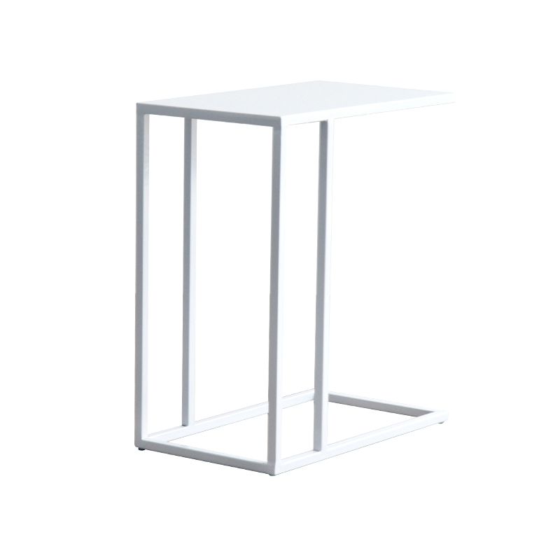 Mid-Century 17.7-inch Rectangular Top End Side Table Metal C Side Table
