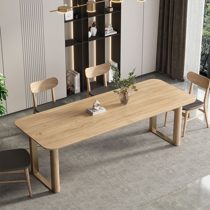 Modern Solid Wood Dining Table Set 1/4/5/7 Pieces Dining Set for Home Use