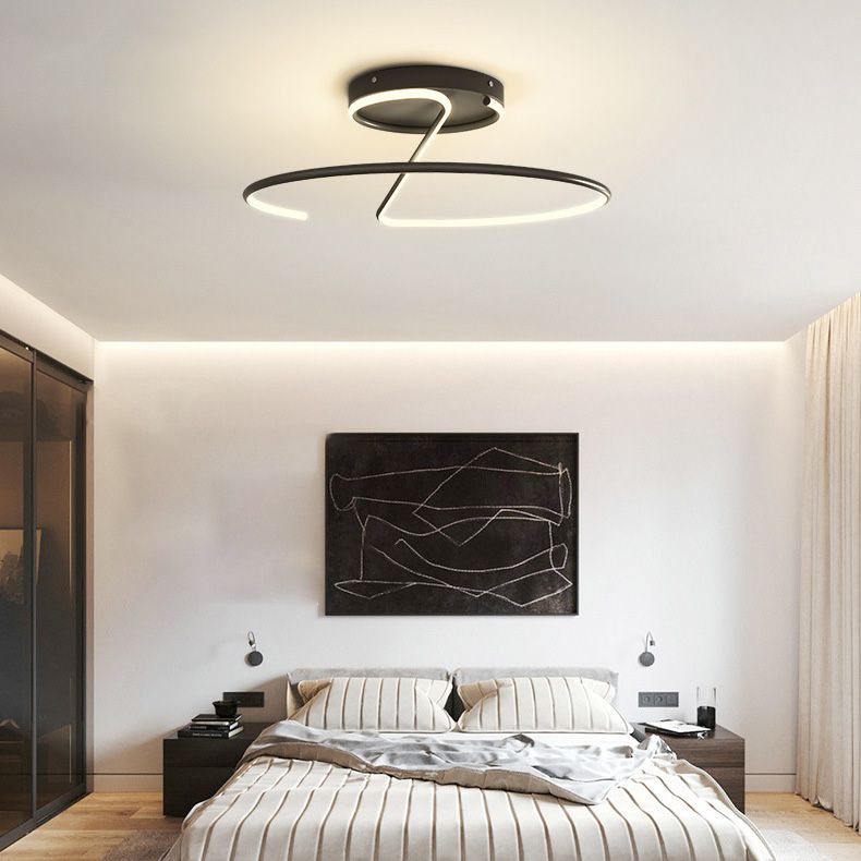 Modern Style Led Flush Mount Lighting High Brightness Metal Linear Led Ceiling Light for Corridor