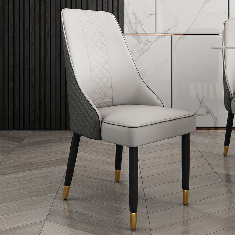 Solid Wood Modern Home Dining Chair Matte Finish Parsons Side Chair