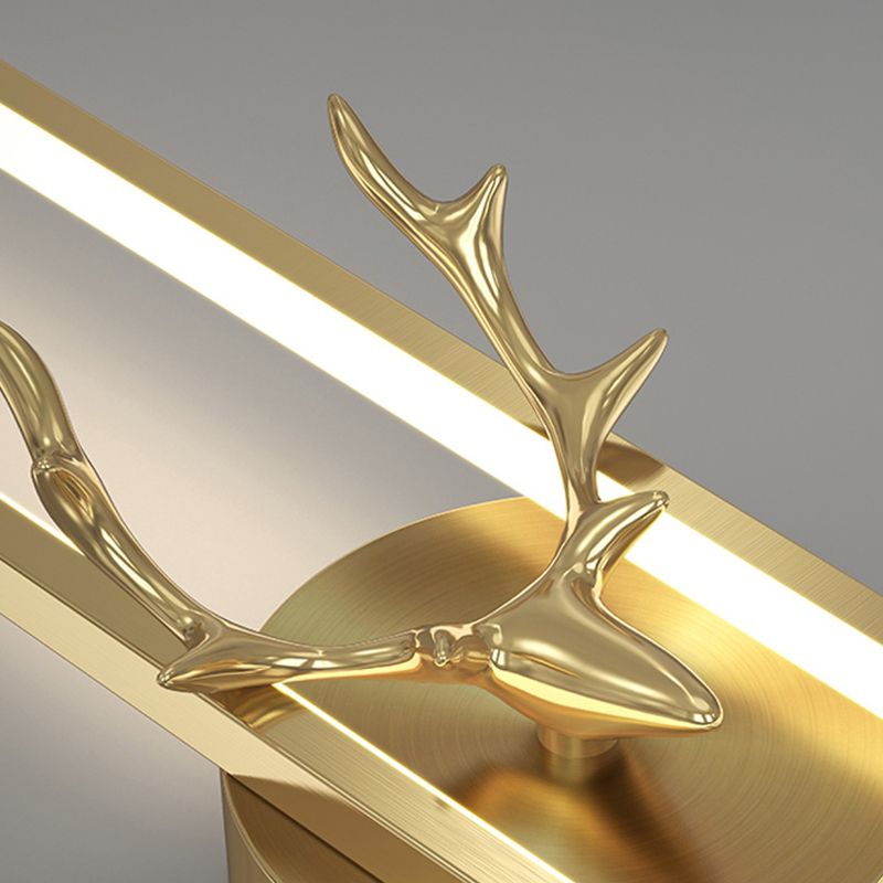 Brass Geometric Wall Light Nordic Style LED Wall Sconce for Living Room