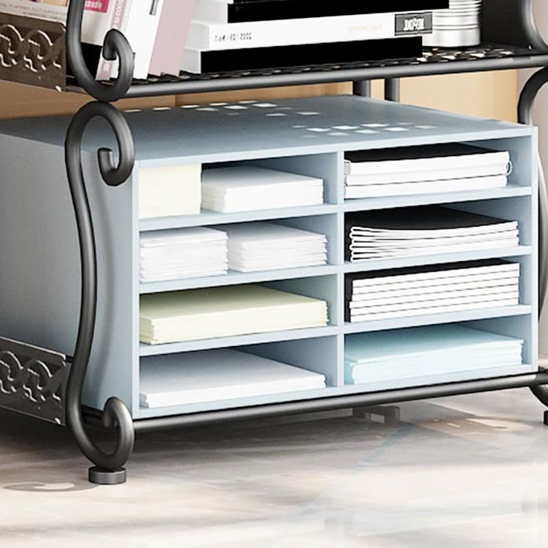 Contemporary Bookcase Metal Shelf Bookcase with Shelves for Living Room