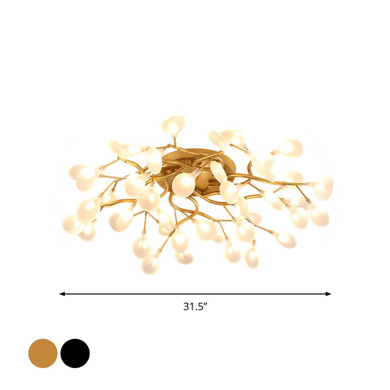 Firefly Flush Ceiling Light Contemporary Metal Wohnzimmer LED Flush Mount Beleuchtung