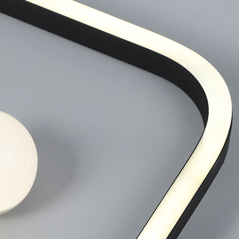 Illuminazione da incasso a 4 luci Semplicità Plafoniere a LED da incasso per sala da pranzo