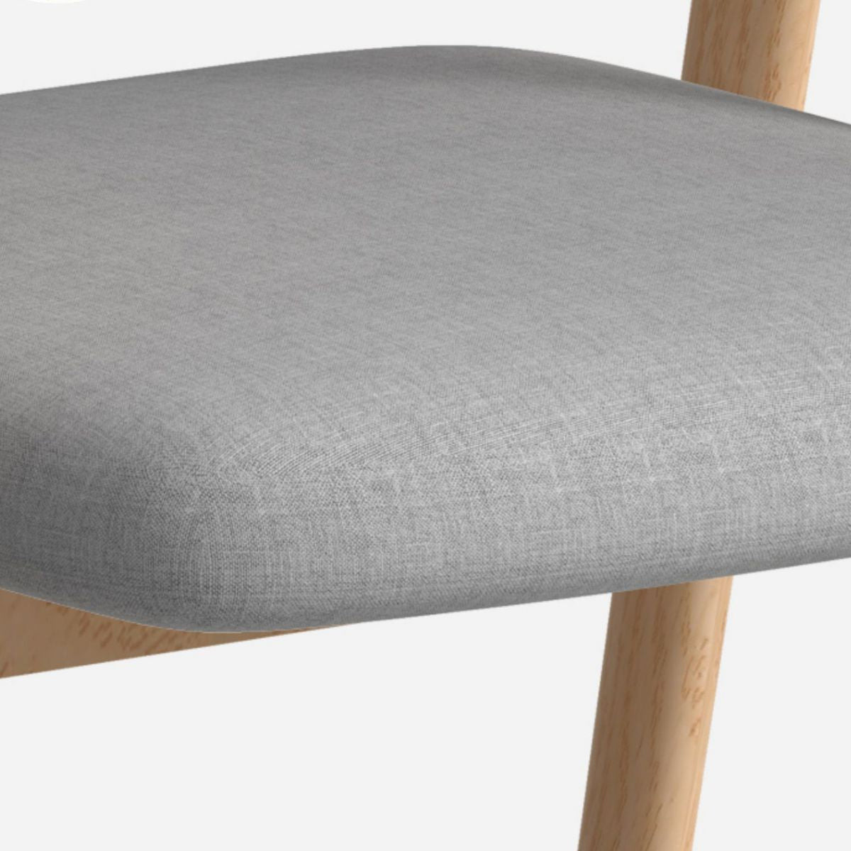 Contemporary Upholstered Arm Chair Open Back Home Dining Chair