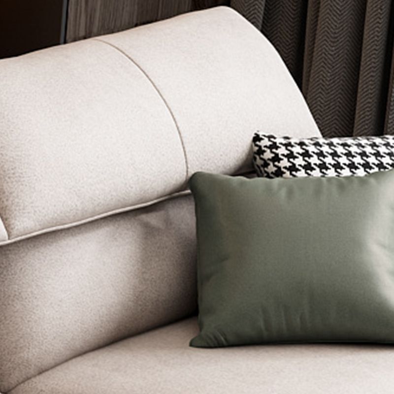 Modern Faux Leather Living Room Pillow Top Arm Cushions Seating