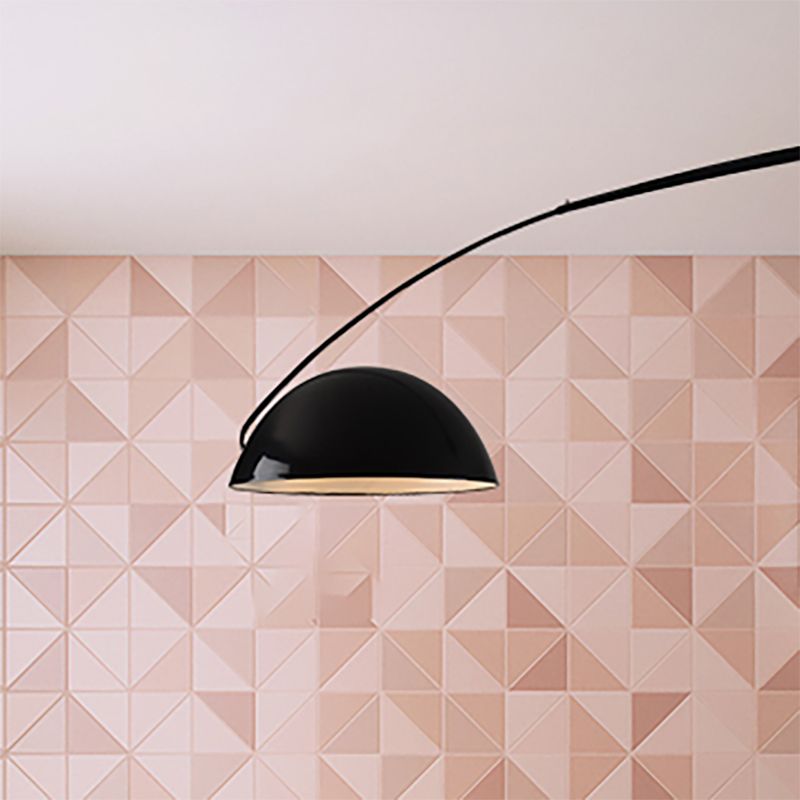 Black / White Dome Shade Plafond Lampe moderne STYLE 1 METTRE METAL LEIL METH AVEC avec conception de canne à pêche