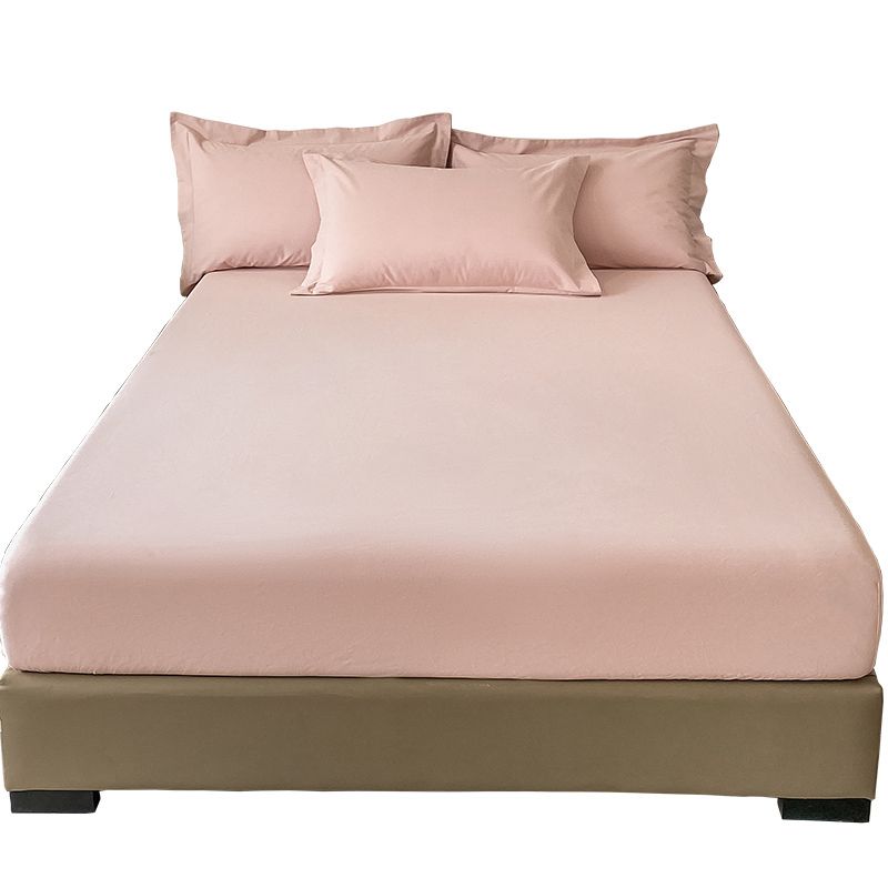 Modern Soild Fitted Sheet Cotton Elegand Bed Sheet Set for Bedroom