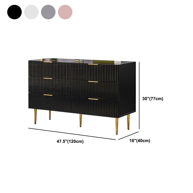 Modern 15.74" Wide Accent Chest Solid Wood Soft Close Drawers Chest
