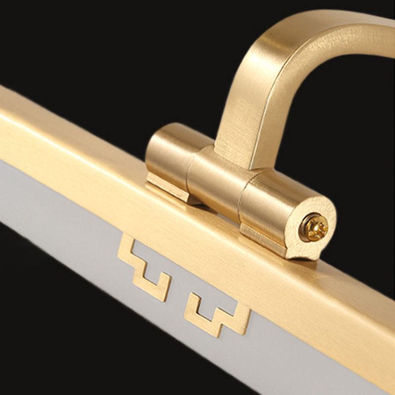 Simple Style Brass LED Lamp Vanity Sconce Lights for Bathroom Powder Room