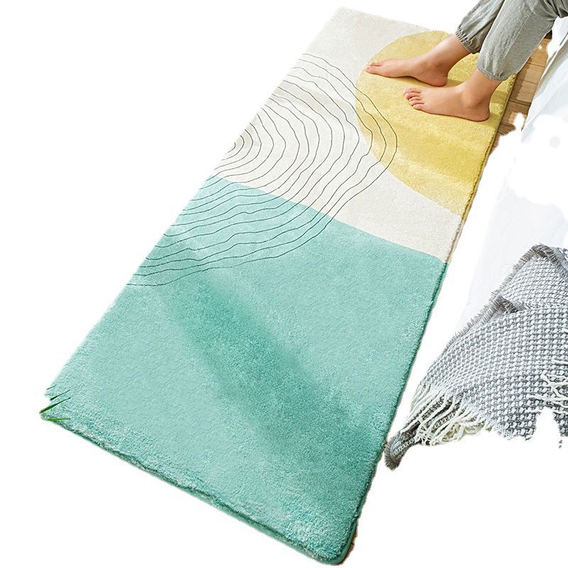 Donkerbruin eenvoudig tapijten polyester kleur klont tapijt vlekbestendig vloerkleed voor woonkamer