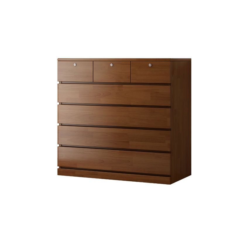 Contemporary Horizontal Lingerie Chest Wood Storage Dresser for Home