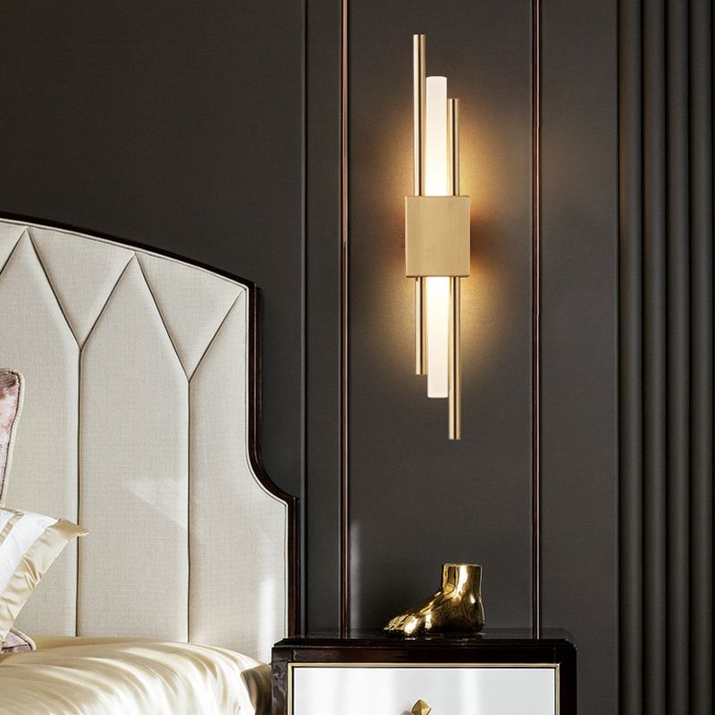 Modern Linear Wall Sconce Household Wall Lamp Fixture for Bedroom Sitting Room