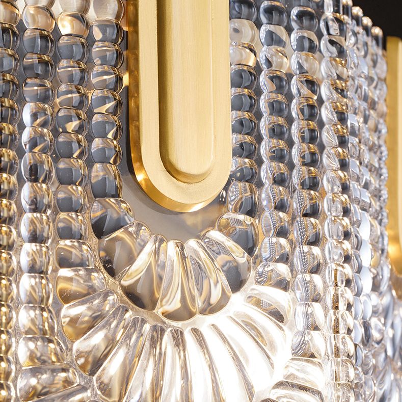 Moderne luxe stijl cirkelvormige hangende kroonluchter glazen kroonluchter verlichtingsarmaturen