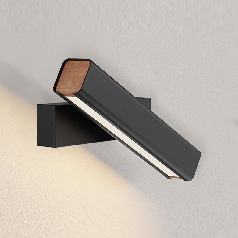 Metal Square Shape Wall Sconce Modern Style 1 Light Wall Light Fixture