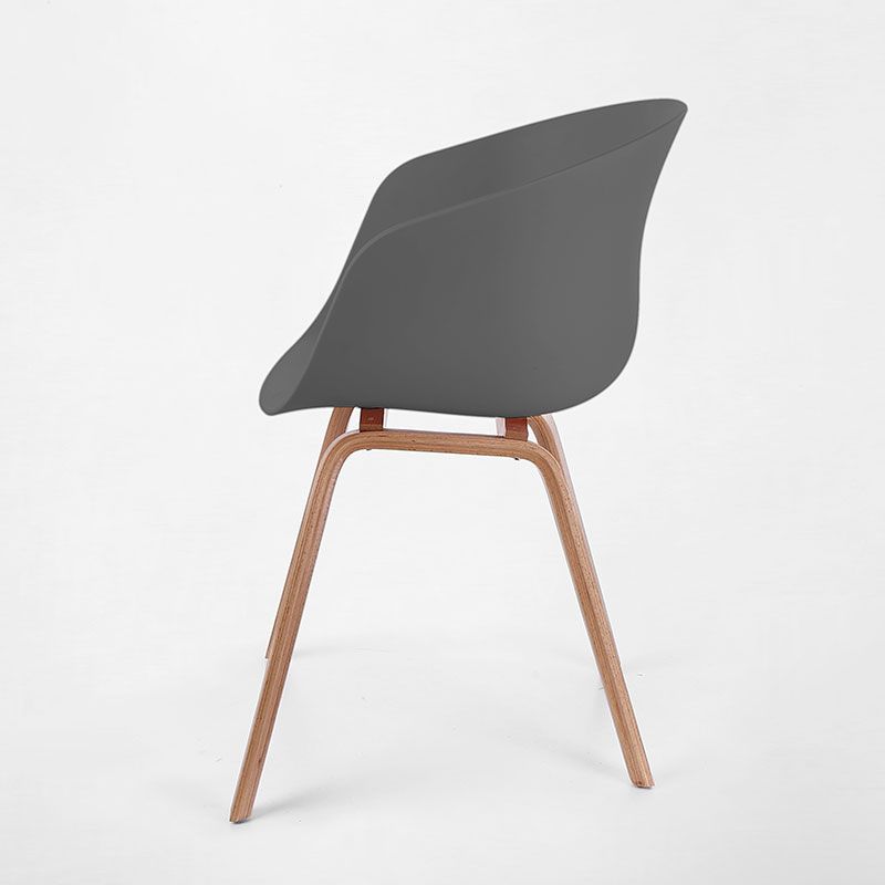 Sedia da sala da pranzo in plastica semplice glam sedie da sala da pranzo solido