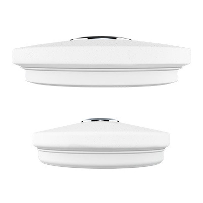 Plafonnier intelligent de forme ronde en acrylique moderne à 1 lumière pour chambre d'étude
