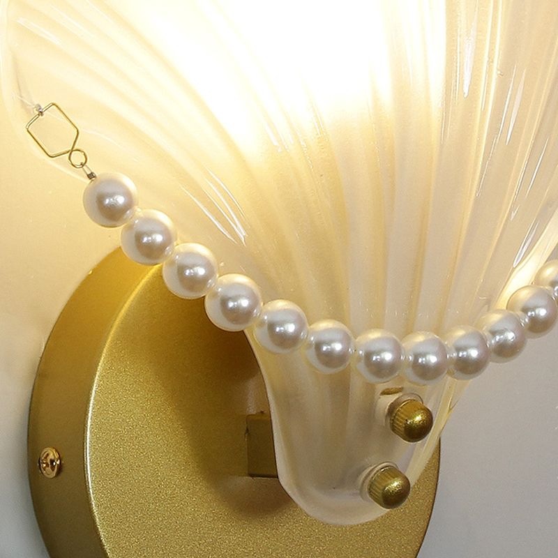 Modern Unique Wall Lamp Glass Wall Sconce Lighting for Bedroom