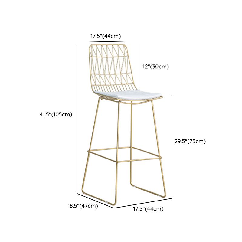 Glam Style Bar Table Set 1/7 Pieces Solid Wood Counter Table with Upholstered Stools