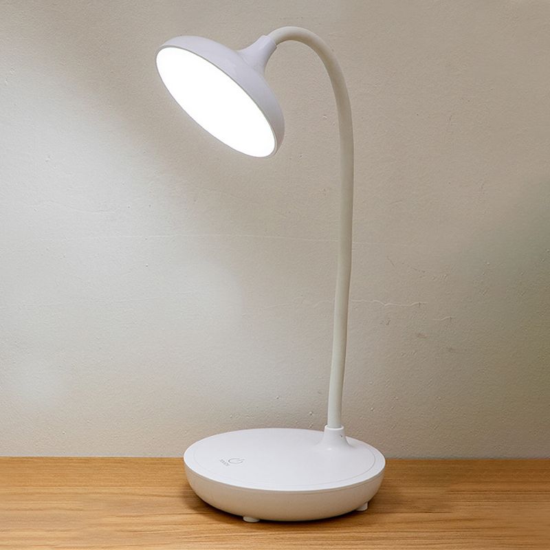 Lampade per comodini rotondi Modern Plastic 1 Lampada da tavolo a LED LED