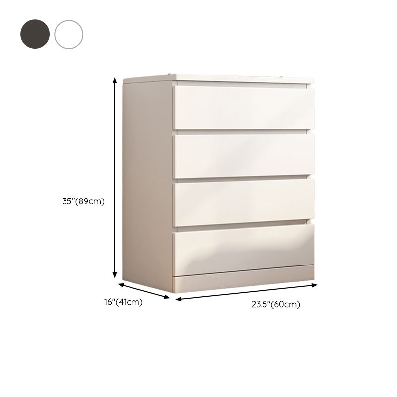 Wood Modern Storage Chest Dresser Vertical Dresser without Mirror