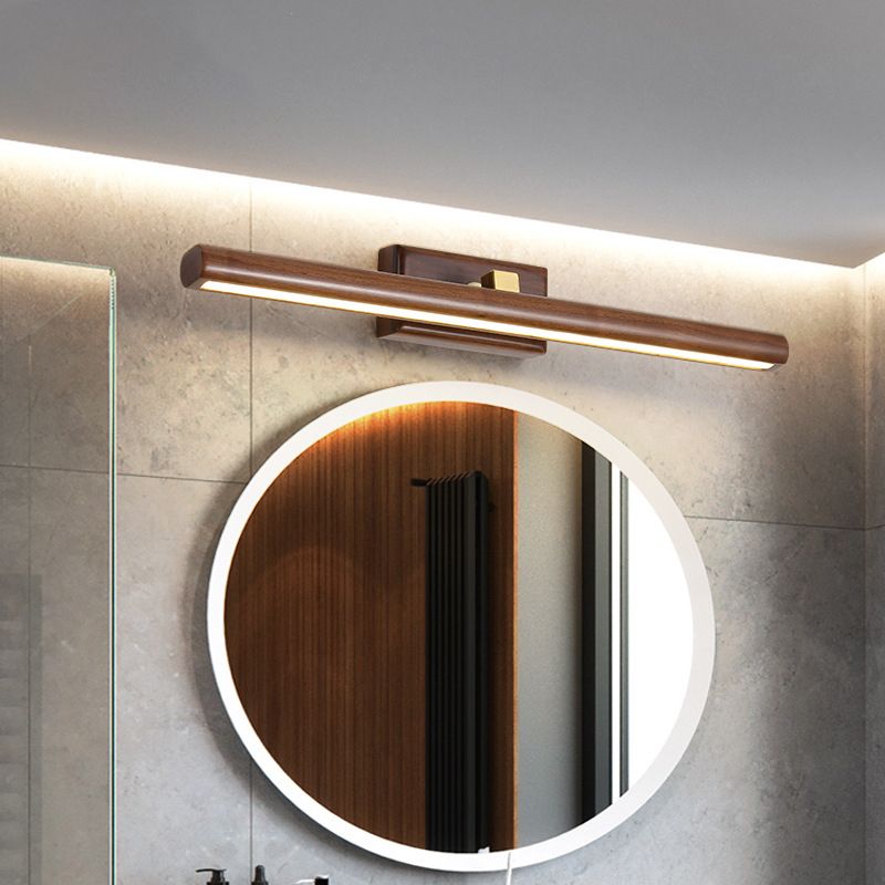 Stile minimalista Vanity Light Bar Walnut LED Vanity Mirror Lights per tavolo da toeletta