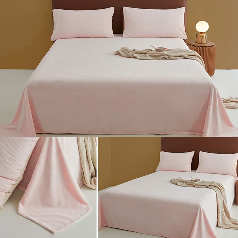 Super Soft Bed Sheet Set Modern Flannel Fitted Sheet for Bedroom