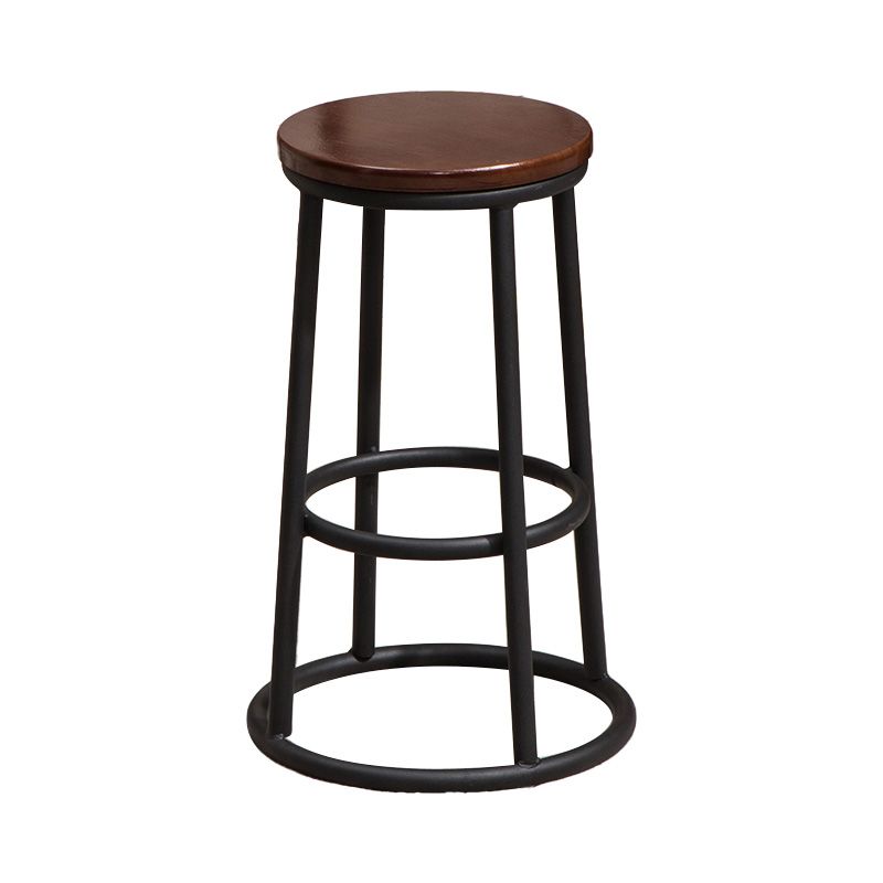 Modern Style Iron Bar Stool With Footrest Game Hall Bar Stool 30-inches