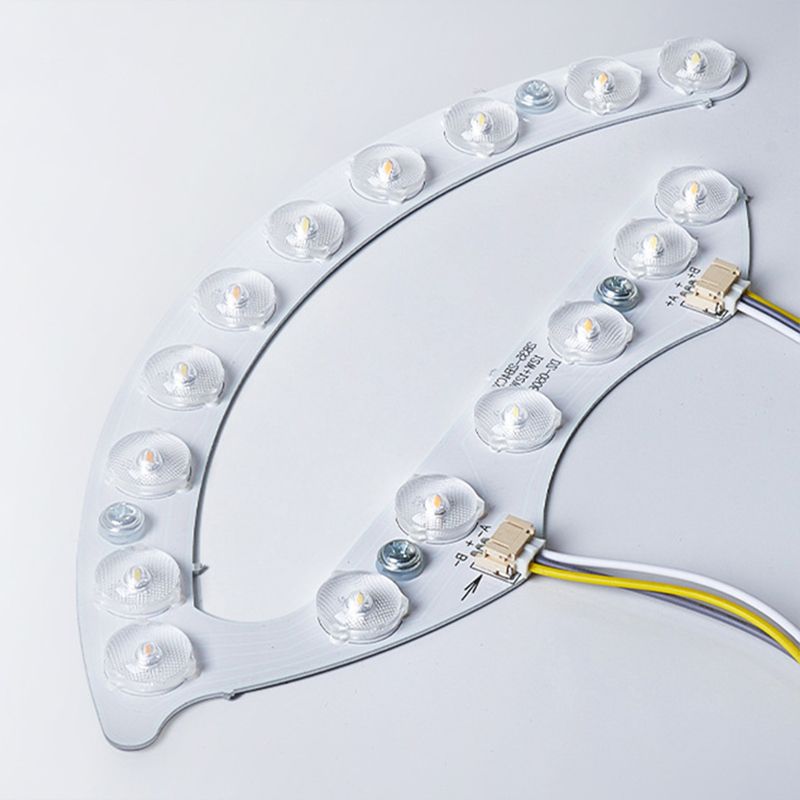 Round Flush Mount Ceiling Light Fixture Contemporary Acrylic Ceiling Mount Light Fixture for Living Room