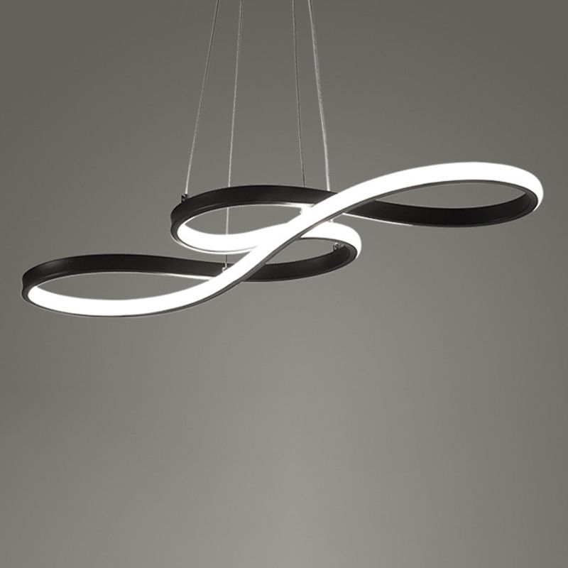 Luz de colgante de suspensión de torcedor de lámpara de aluminio de 1 luces