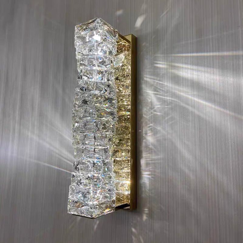 Ligera de pared de cristal de estilo de pared de tira múltiple de luz para el comedor para comedor