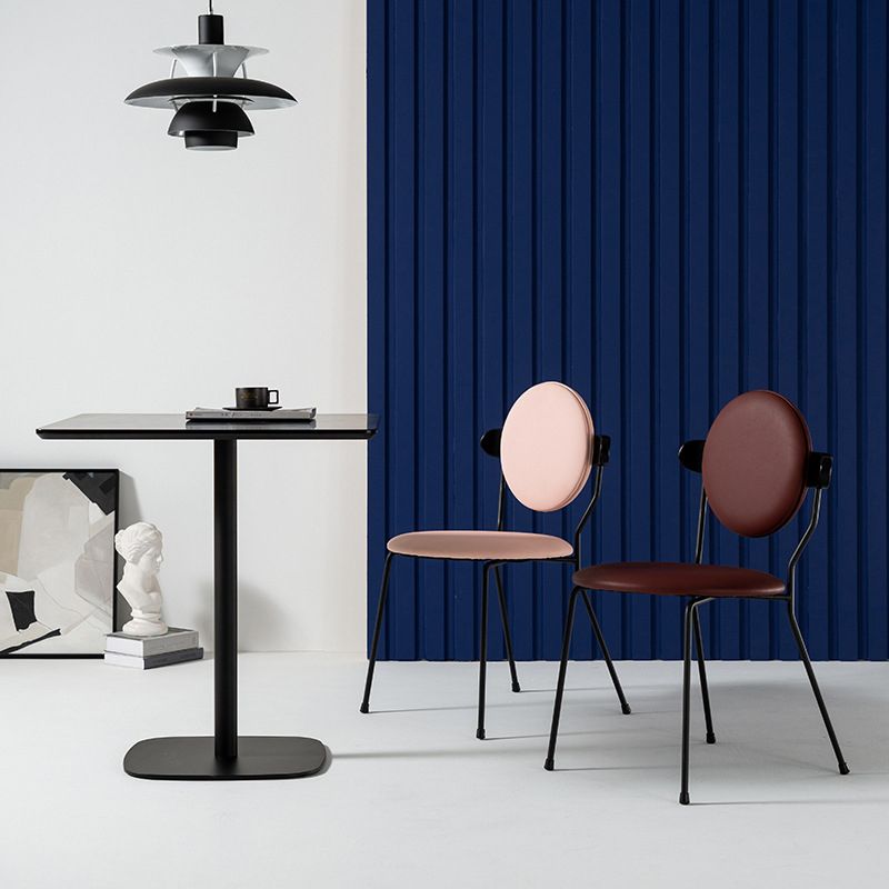 Industriële vierkante eettafel voetstuk eettafel voor thuiskeukendiner