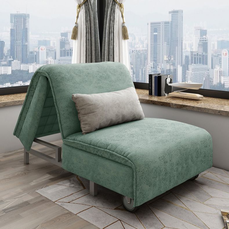 Pillow Included Sofa Futon Cushion Back Armless Sleeper Sofa