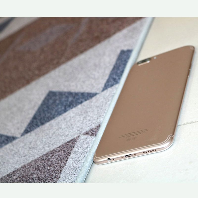 Orange Tone Modern Indoor Rug Polyester Tiger Print Carpet Easy Care Rug for Home Decoration