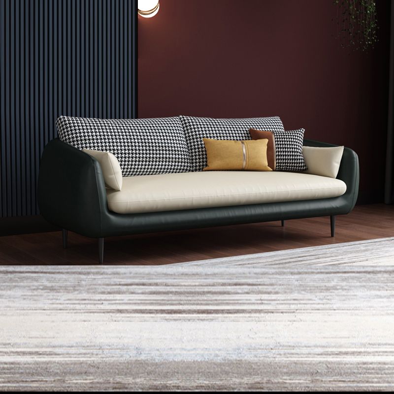 80.00 "H Schwarze Technologie -Stoffschwamm Kissen moderne Quadratarmsofa