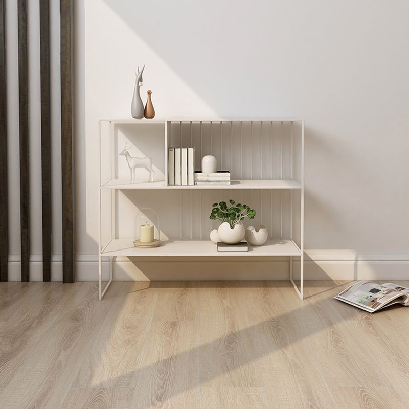 Urban Metal Shelf Bookcase Double Shelving Open Back Book Shelf