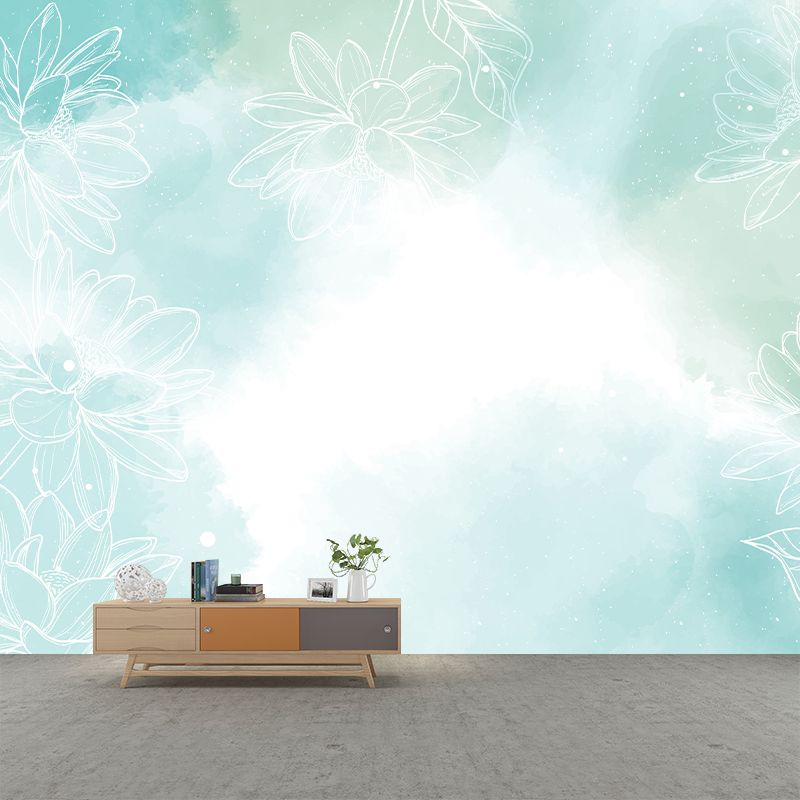 Wall Mural Wallpaper Minimalism Illustration Environment Friendly Sitting Room Wall Mural