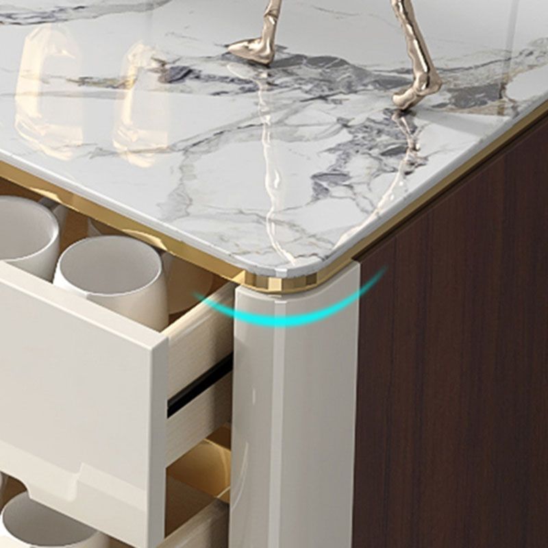 15.75-inch Width Storage Chest Stone Top Storage Chest Dresser for Bedroom