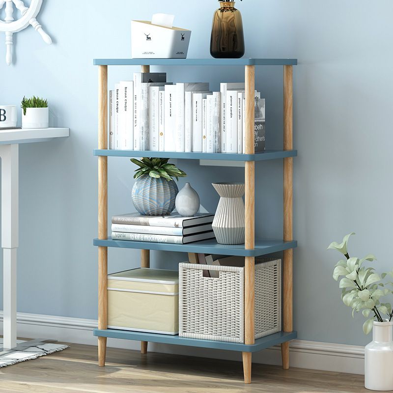 Modern Etagere Wooden Book Shelf Open Shelf Bookcase for Home