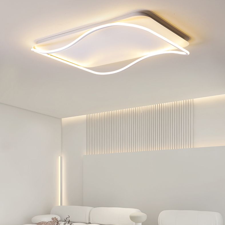 Geometrisch Minimalisme LED Flush Mount Aluminum Flush Plafond Licht voor woonkamer