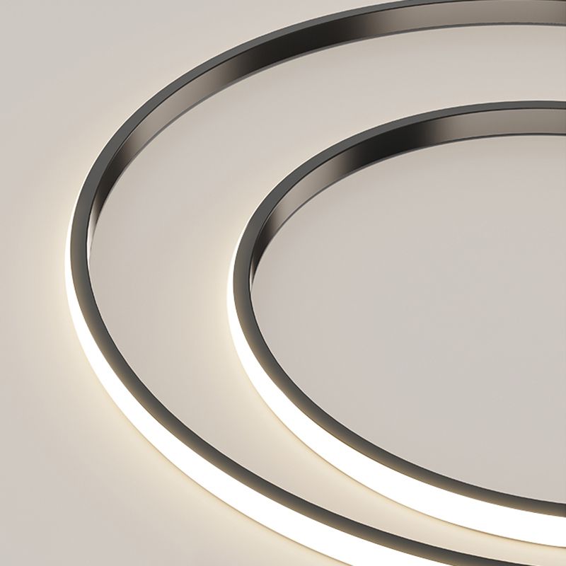 Simple Multi Tier Circular Chandelier Light Fixtures Sitting Room Hanging Chandelier