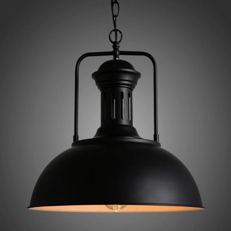 Industrial Style Swivel Joint Pendant Lighting Fixture Metal Hanging Ceiling Light