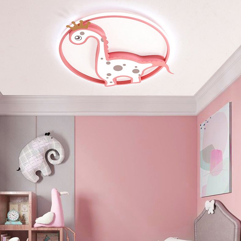 Chambre d'enfants dinosaure encastré plafonnier acrylique Creative LED plafonnier