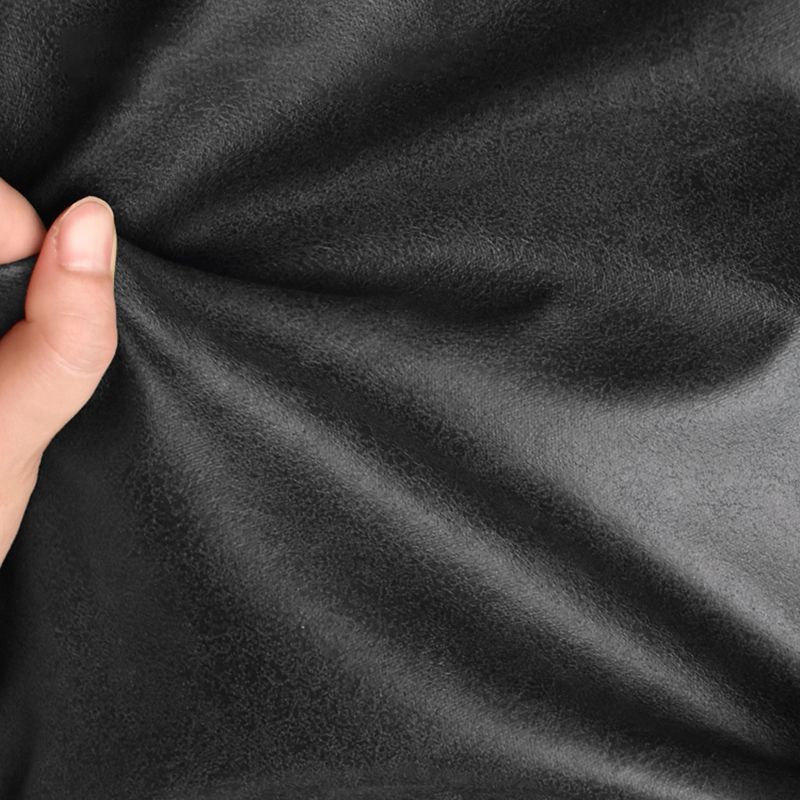 Dark Gray Pillow Top Arm Sectional Upholstered Cushions Back Sofa and Chaise