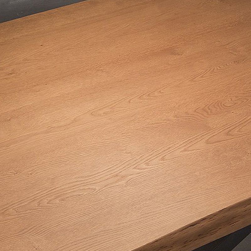 Modern Brown in Pine Dining Table Rectangle Dining Table for Kitchen