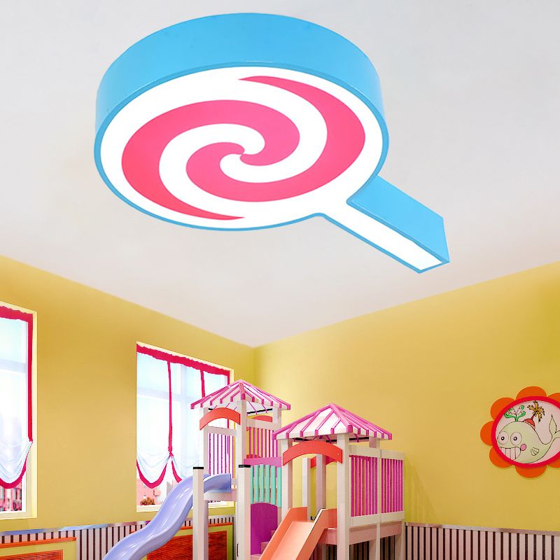 Lollipop Kindergarten Unterputz-Deckenleuchte, Acryl-Cartoon-Deckenleuchte