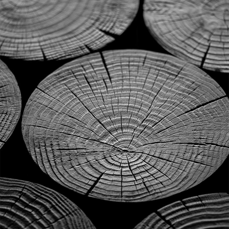 Contemporary Style Side End Table Wooden Pedestal Sofa Side Accent Table in Black