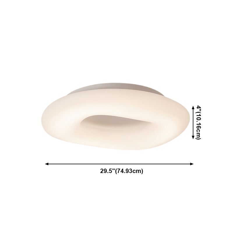 Plafonnier LED circulaire de Style nordique, luminaire décoratif de plafond, idéal pour une chambre à coucher